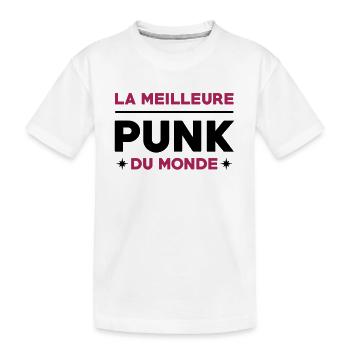 Punk / Rock / Musique / Musicien / Anarchiste - T-shirt bio Premium Enfant - blanc - Devant