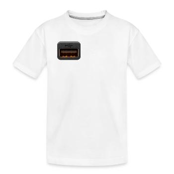 USB FASHION - T-shirt bio Premium Enfant - blanc - Devant