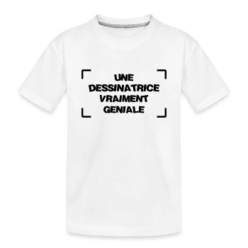 Dessin / Dessinateur / Dessinatrice / Manga - T-shirt bio Premium Enfant - blanc - Devant
