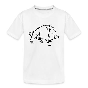 Sanglier - T-shirt bio Premium Enfant - blanc - Devant