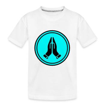 Symbole des mains - T-shirt bio Premium Enfant - blanc - Devant