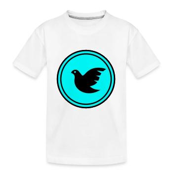 Symbole de la colombe - T-shirt bio Premium Enfant - blanc - Devant