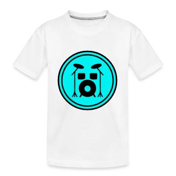 Percussion - T-shirt bio Premium Enfant - blanc - Devant