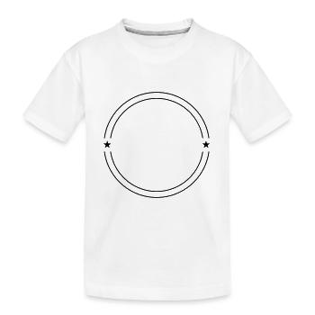 Conception de cercle - T-shirt bio Premium Enfant - blanc - Devant
