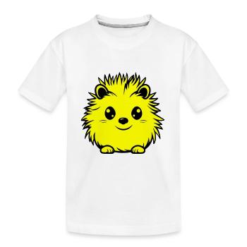 hérisson animal bébé - T-shirt bio Premium Enfant - blanc - Devant