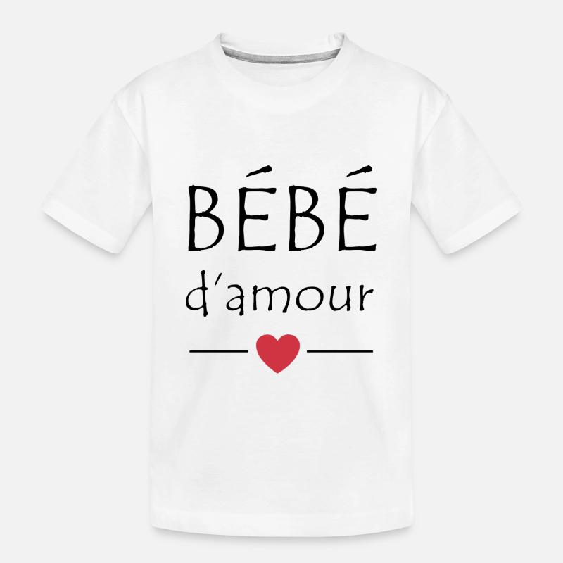 Bébé d'amour - T-shirt bio Premium Enfant - blanc