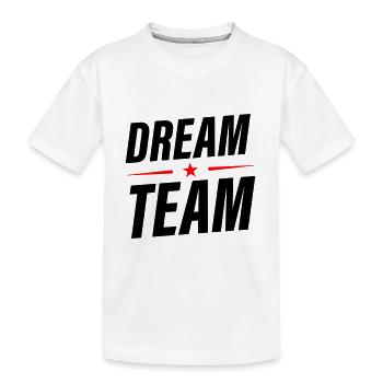 Équipe de rêve - T-shirt bio Premium Enfant - blanc - Devant