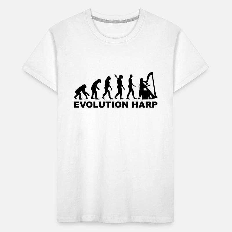 Evolution Harp Kids' Premium Organic T-Shirt