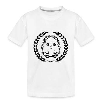 Hérisson Mignon Mignon Bébé - T-shirt bio Premium Enfant - blanc - Devant