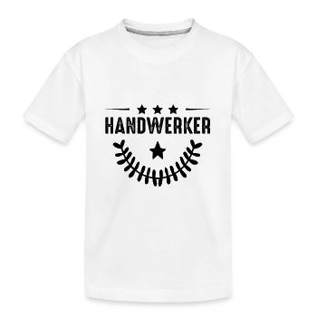 Craftsman profession - Kids' Premium Organic T-Shirt - white - Front