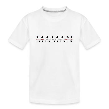 Joyeuse fête te des mères - Maman - T-shirt bio Premium Enfant - blanc - Devant