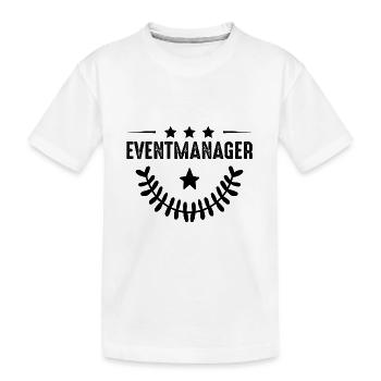 Event Manager - Kids' Premium Organic T-Shirt - white - Front