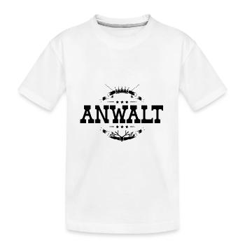 Anwalt Beruf - Kinder Premium Bio T-Shirt - Weiß - Vorne