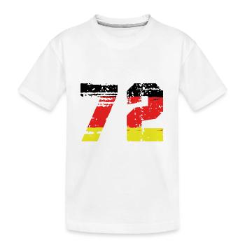 72 Numéro Allemagne Jersey - T-shirt bio Premium Enfant - blanc - Devant
