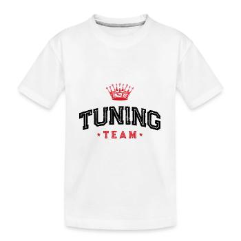 Équipe de tuning - T-shirt bio Premium Enfant - blanc - Devant