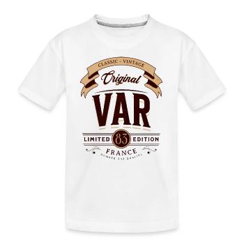 Département 83 Département Du Var France - T-shirt bio Premium Enfant - blanc - Devant
