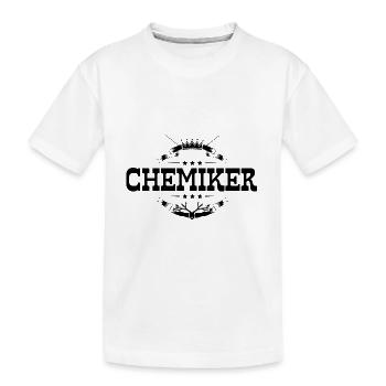 Chemiker Beruf - Kinder Premium Bio T-Shirt - Weiß - Vorne