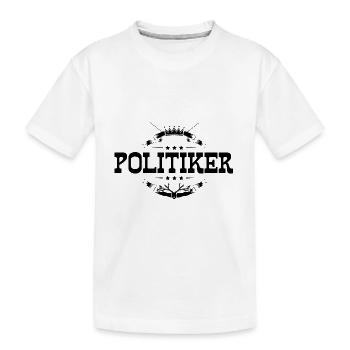 Politiker Beruf - Kinder Premium Bio T-Shirt - Weiß - Vorne
