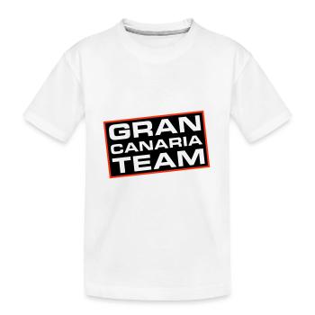 Gran Canaria Team - Kids' Premium Organic T-Shirt - white - Front