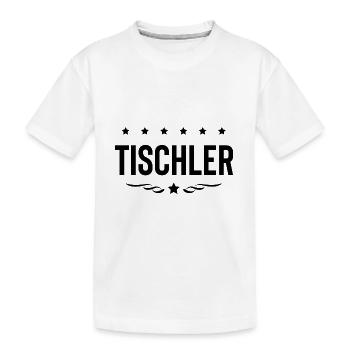 Tischler Beruf - Kinder Premium Bio T-Shirt - Weiß - Vorne