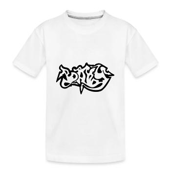 Baby - Kids' Premium Organic T-Shirt - white - Front