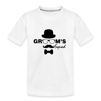 Groom's Squad - Équipe du marié - T-shirt bio Premium Enfant - blanc - Devant