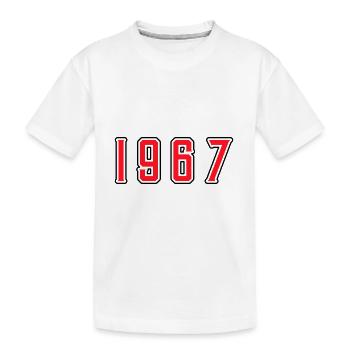 1967 Jahr Geburtstag - Kinder Premium Bio T-Shirt - Weiß - Vorne