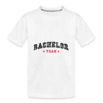 Bachelor Team - Kinder Premium Bio T-Shirt - Weiß - Vorne