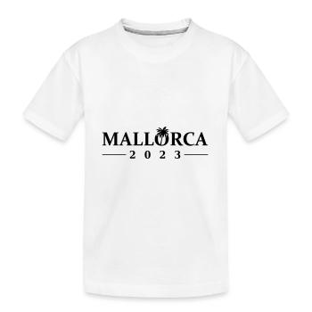 Mallorca 2023 - Kids' Premium Organic T-Shirt - white - Front