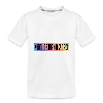 Sables d’or 2023 (Garantie du prix le plus bas) - T-shirt bio Premium Enfant - blanc - Devant
