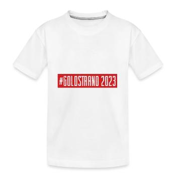 Sables d’or 2023 (Garantie du prix le plus bas) - T-shirt bio Premium Enfant - blanc - Devant