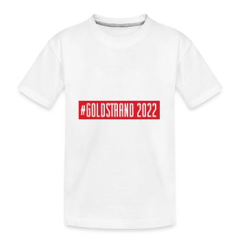 Sables d’Or 2022 - T-shirt bio Premium Enfant - blanc - Devant