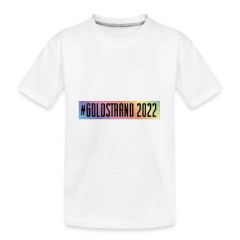 Sables d’Or 2022 - T-shirt bio Premium Enfant - blanc - Devant