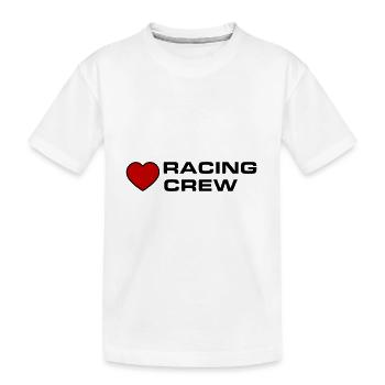 Équipage de course - T-shirt bio Premium Enfant - blanc - Devant