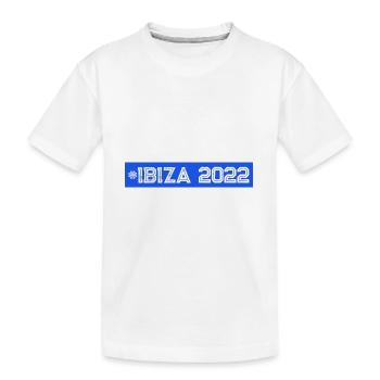 Ibiza 2022 - T-shirt bio Premium Enfant - blanc - Devant