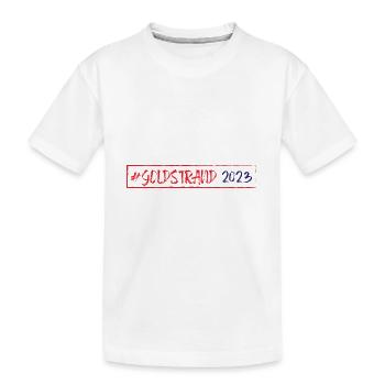 Sables d’or 2023 (Garantie du prix le plus bas) - T-shirt bio Premium Enfant - blanc - Devant