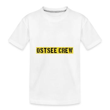 Ostsee Crew - Kinder Premium Bio T-Shirt - Weiß - Vorne