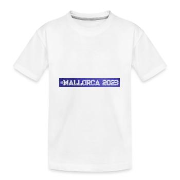 Mallorca 2023 - Kids' Premium Organic T-Shirt - white - Front