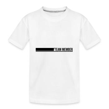 Membres de l’équipe - T-shirt bio Premium Enfant - blanc - Devant
