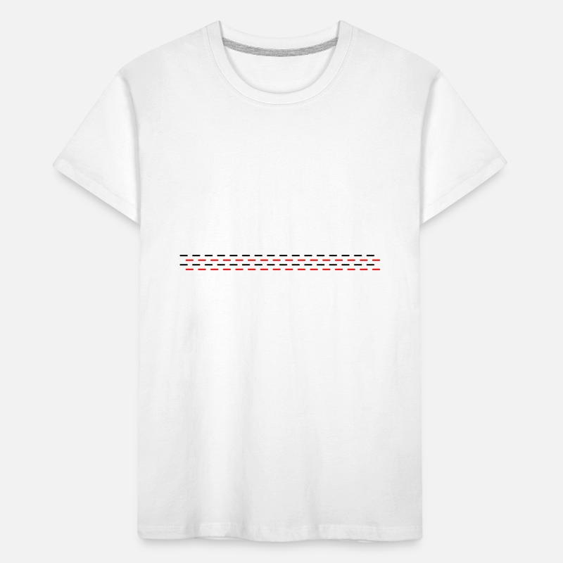 Line dashed Kids' Premium Organic T-Shirt