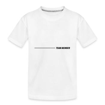 Membres de l’équipe - T-shirt bio Premium Enfant - blanc - Devant