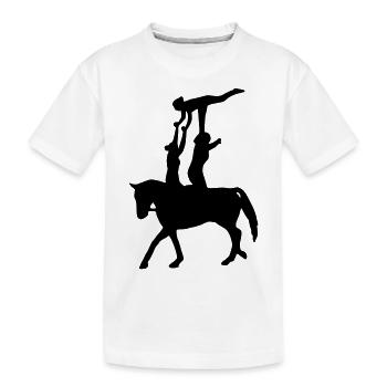 Voltige - T-shirt bio Premium Enfant - blanc - Devant