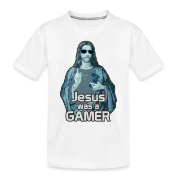 Gamer Jesus Christ - T-shirt bio Premium Enfant - blanc - Devant