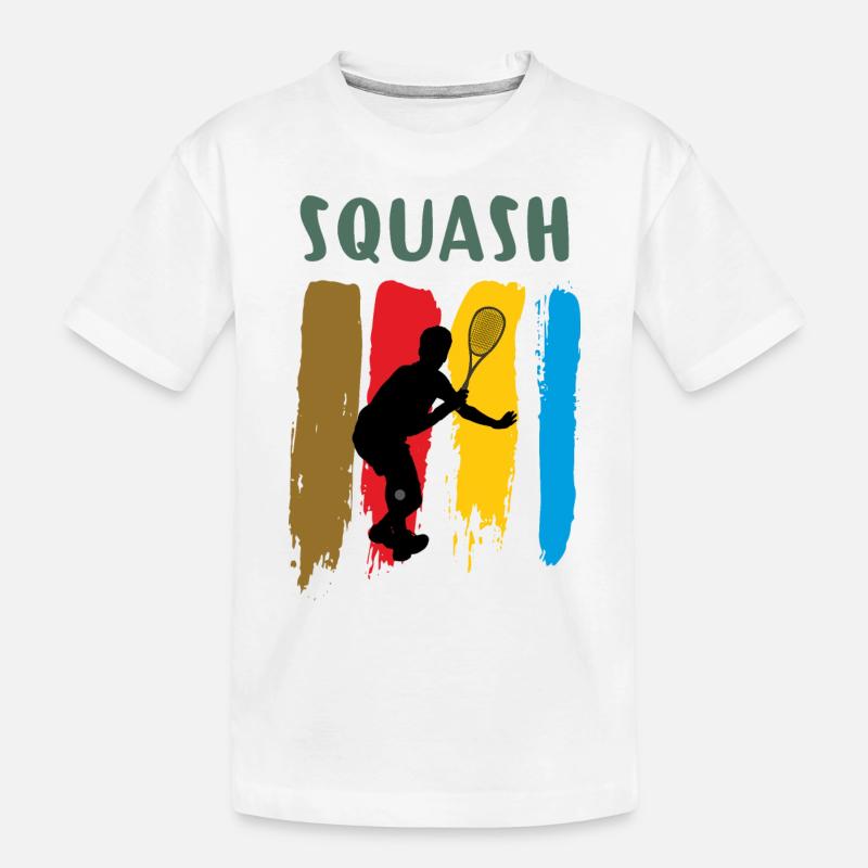 Squash - Kinder Premium Bio T-Shirt - Weiß