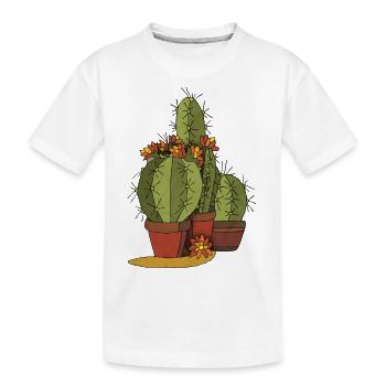 Fleur - T-shirt bio Premium Enfant - blanc - Devant