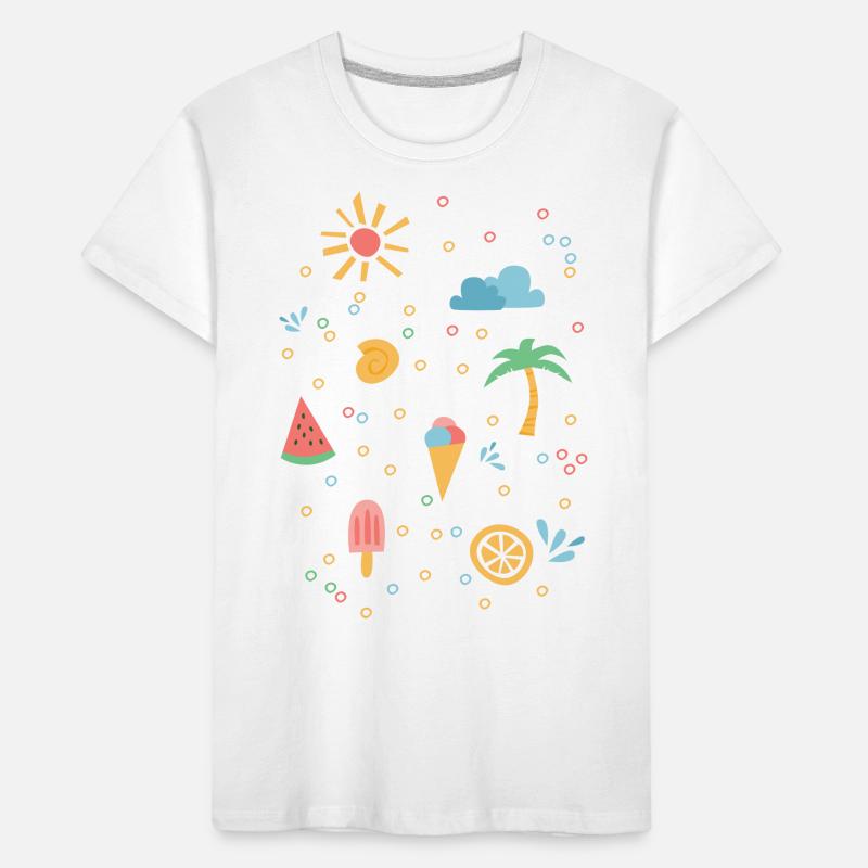 Sommer Kinder Premium Bio T-Shirt