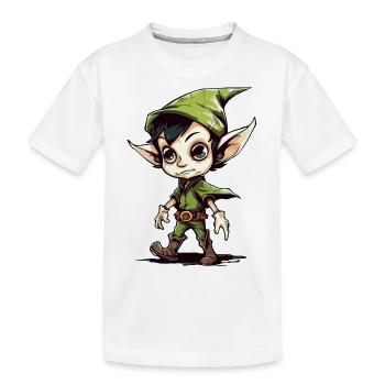 Lefo le petit lutin - T-shirt bio Premium Enfant - blanc - Devant