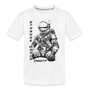 strange world - Kinder Premium Bio T-Shirt - Weiß - Vorne