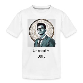 Manque de créativité 2 - T-shirt bio Premium Enfant - blanc - Devant