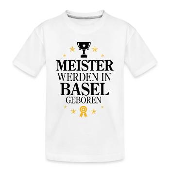 Masters Basel - Kids' Premium Organic T-Shirt - white - Front